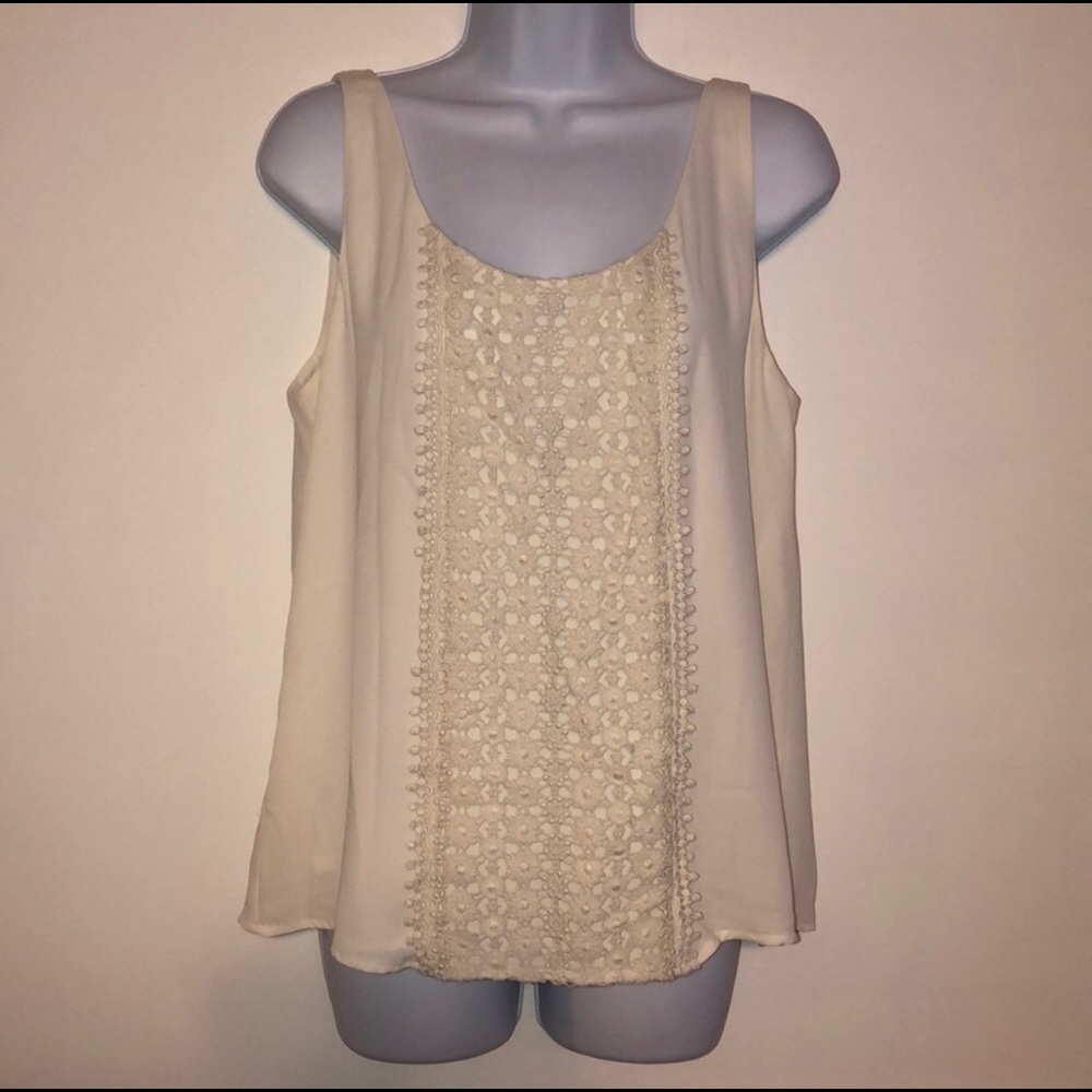 LOFT Women’s Blouse with Beautiful Laced Detail